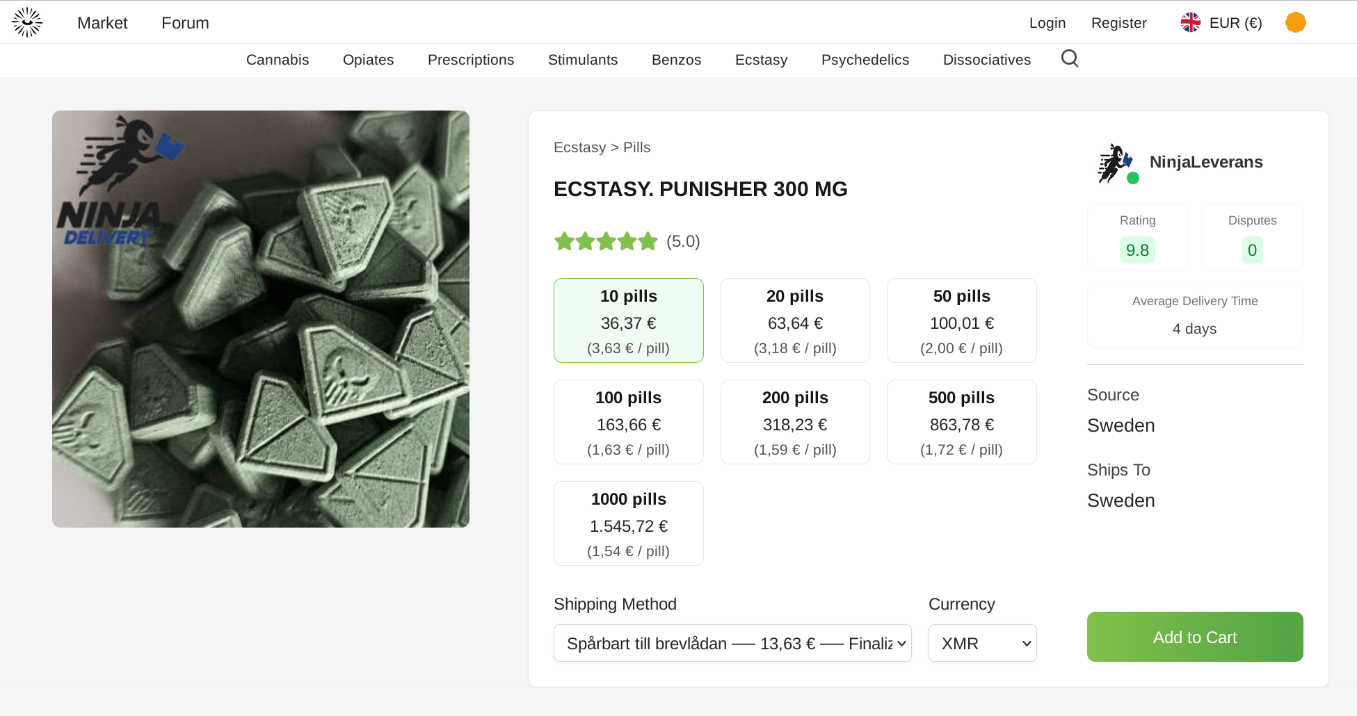 Secure access to Catharsis Market through Tor browser
